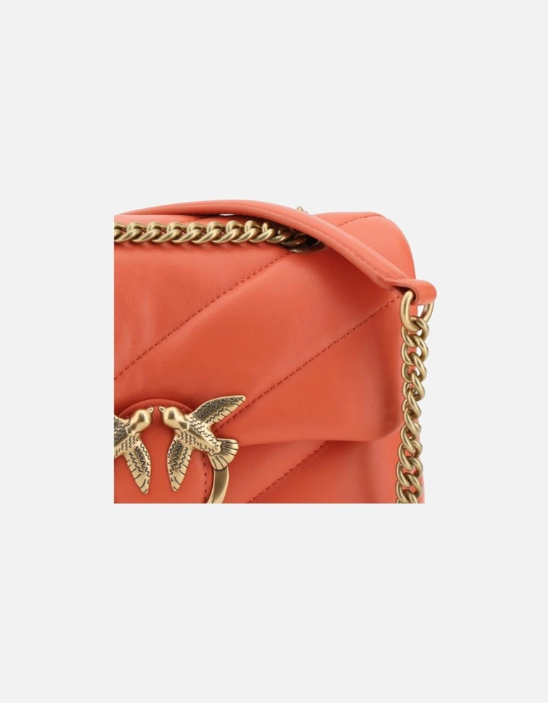 Love Mini Puff Shoulder Bag Women - Orange