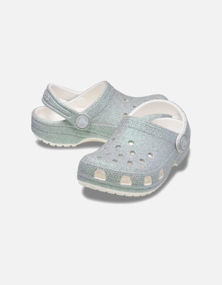 Classic Glitter Clog Girls Infant Sandals