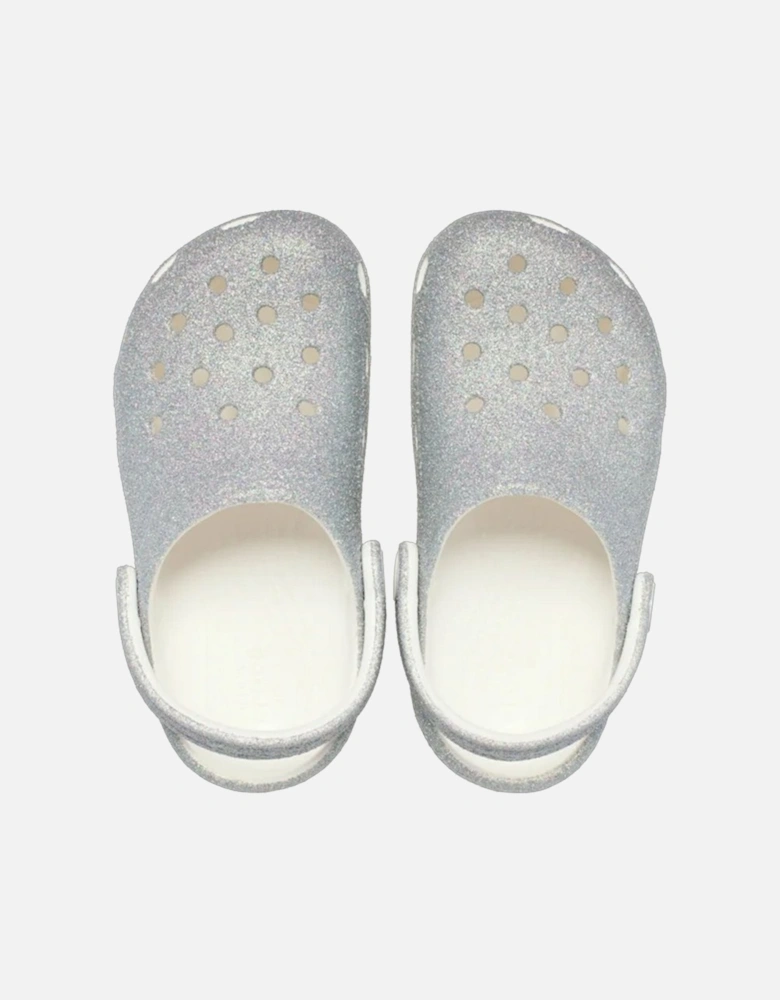 Classic Glitter Clog Girls Infant Sandals