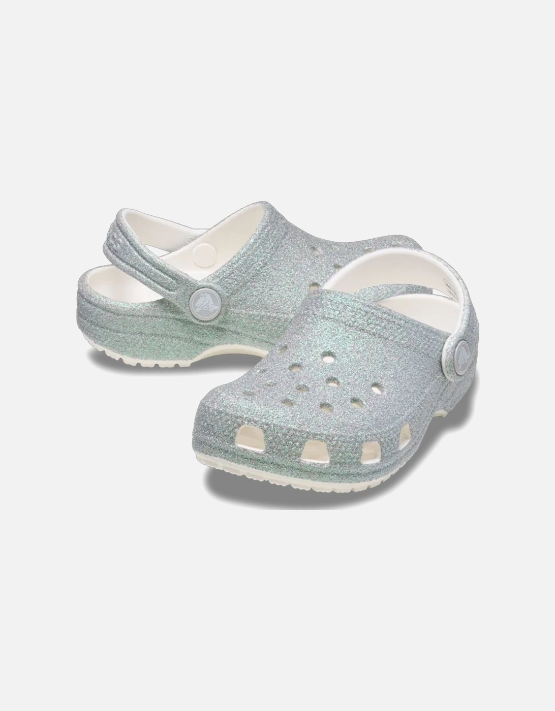 Classic Glitter Clog Girls Sandals