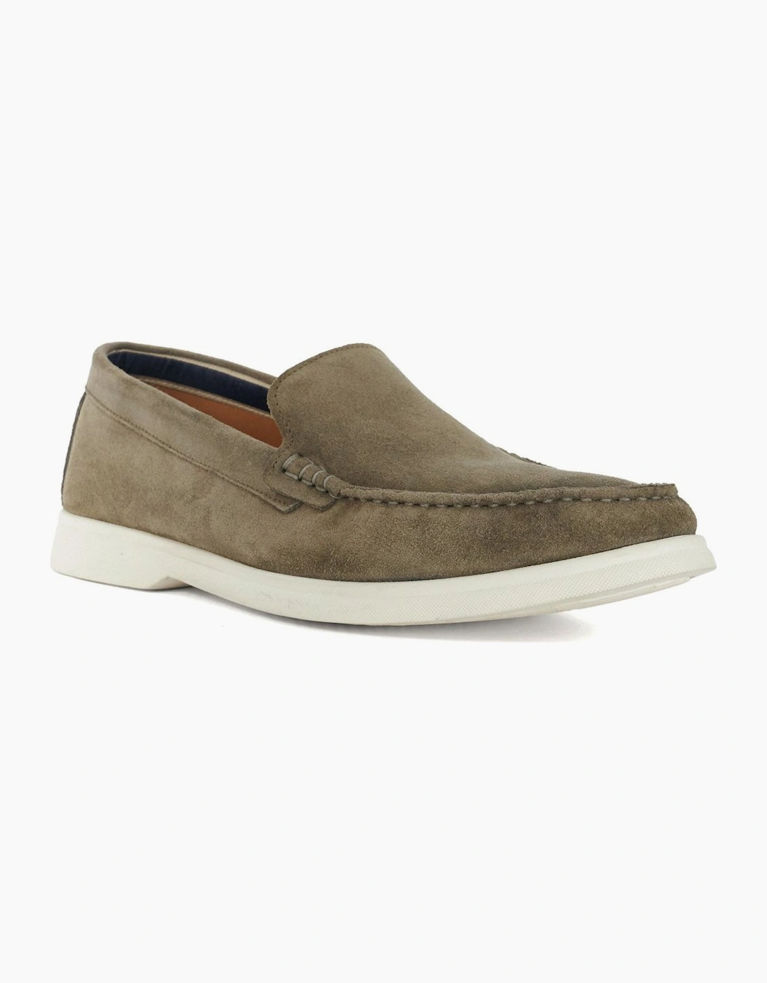 Dune London Men's Buftonn Mens Loafers - Green - Size: 10