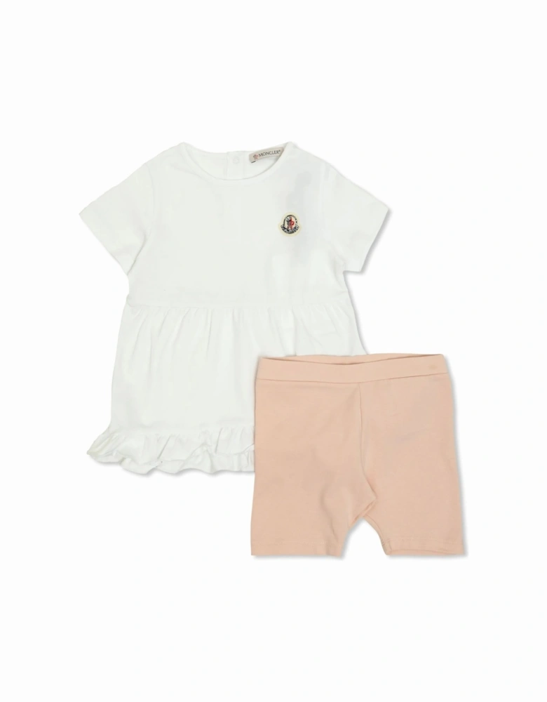 Baby Archive Logo Cotton Set White