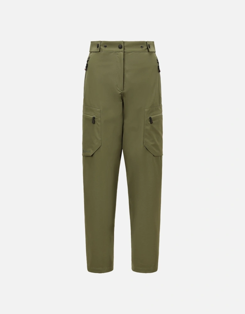 Womens Cuffed Trousers Green