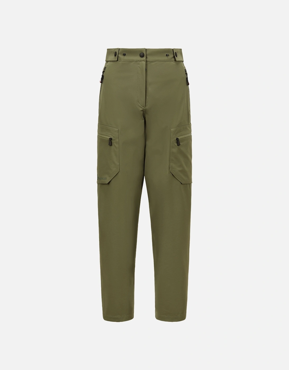 Womens Cuffed Trousers Green, 2 of 1