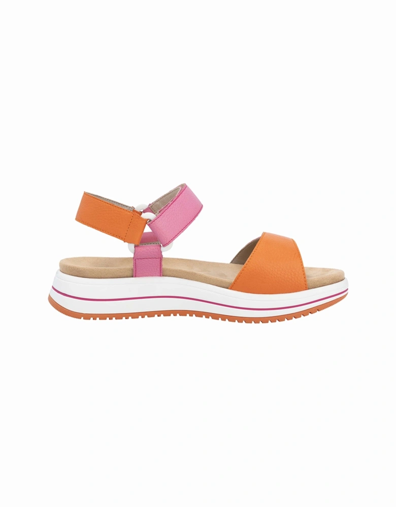 D1J57-31 Women's Sandals Pink/Carrot