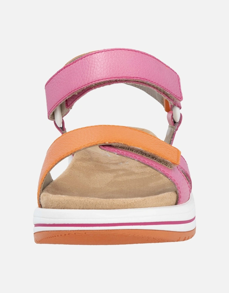 D1J57-31 Women's Sandals Pink/Carrot