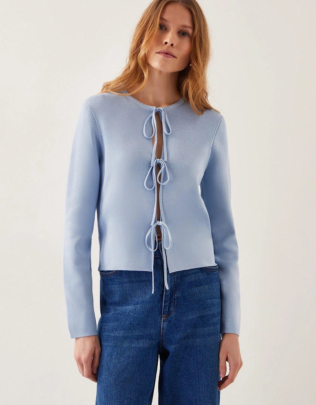 Tula Tie Cardigan - Blue, 2 of 1