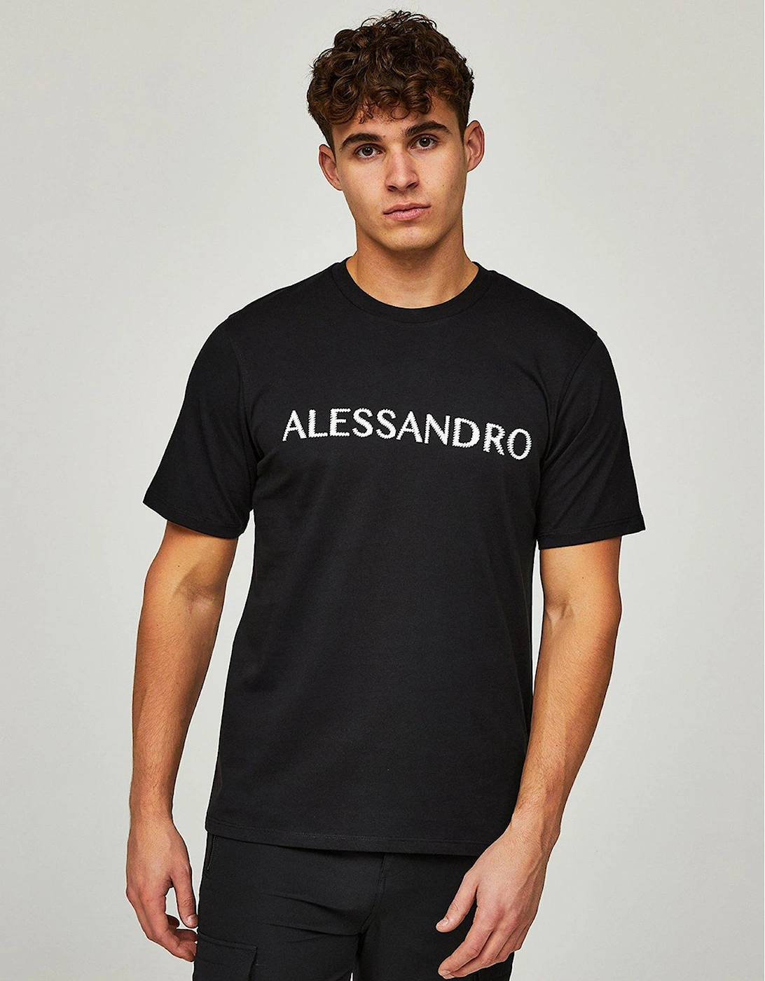 Meucci Puff Logo T-Shirt - Black, 7 of 6