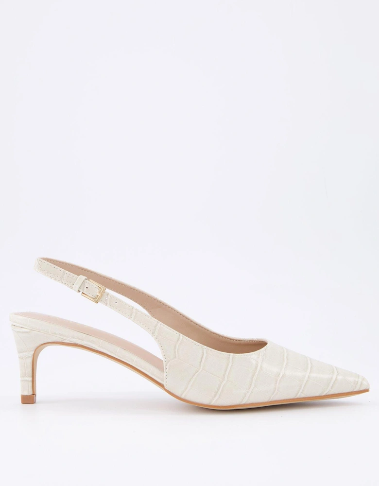 Ravish Shoes - Beige Croc