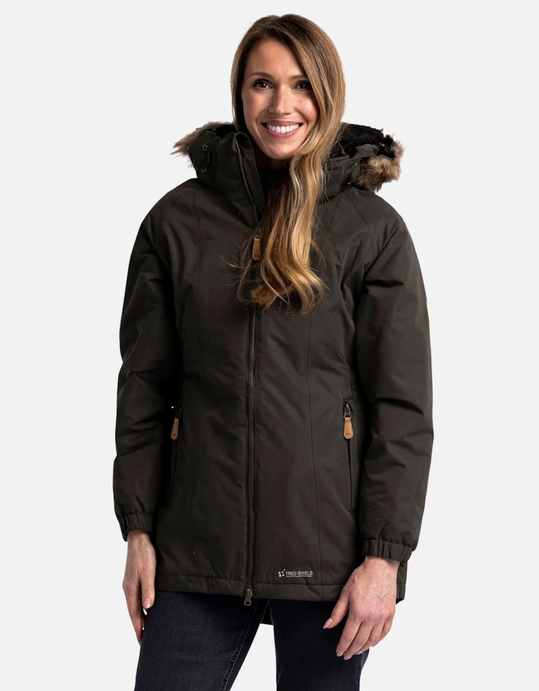 Womens/Ladies Celebrity Insulated Longer Length Parka Jacket