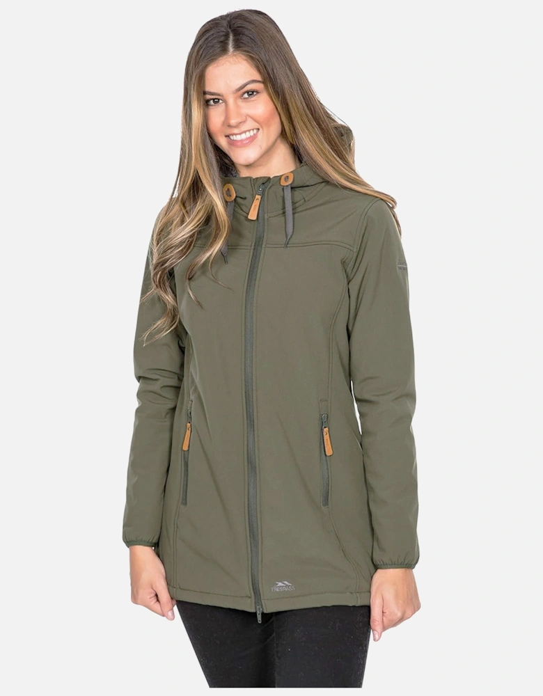 Womens/Ladies Kristen Longer Length Hooded Waterproof Jacket