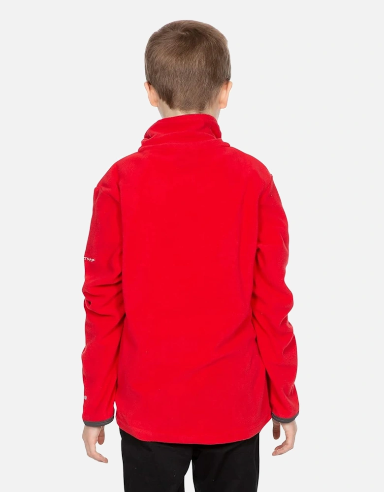 Childrens Boys Etto Half Zip Fleece Top