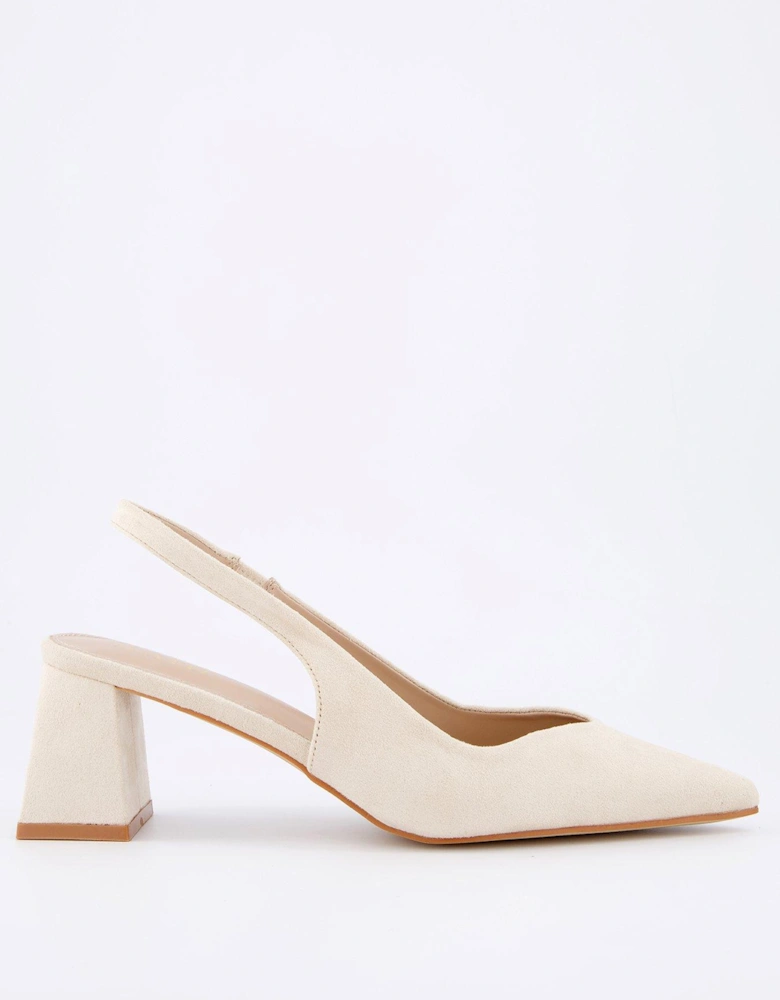 Moire Shoes - Cream