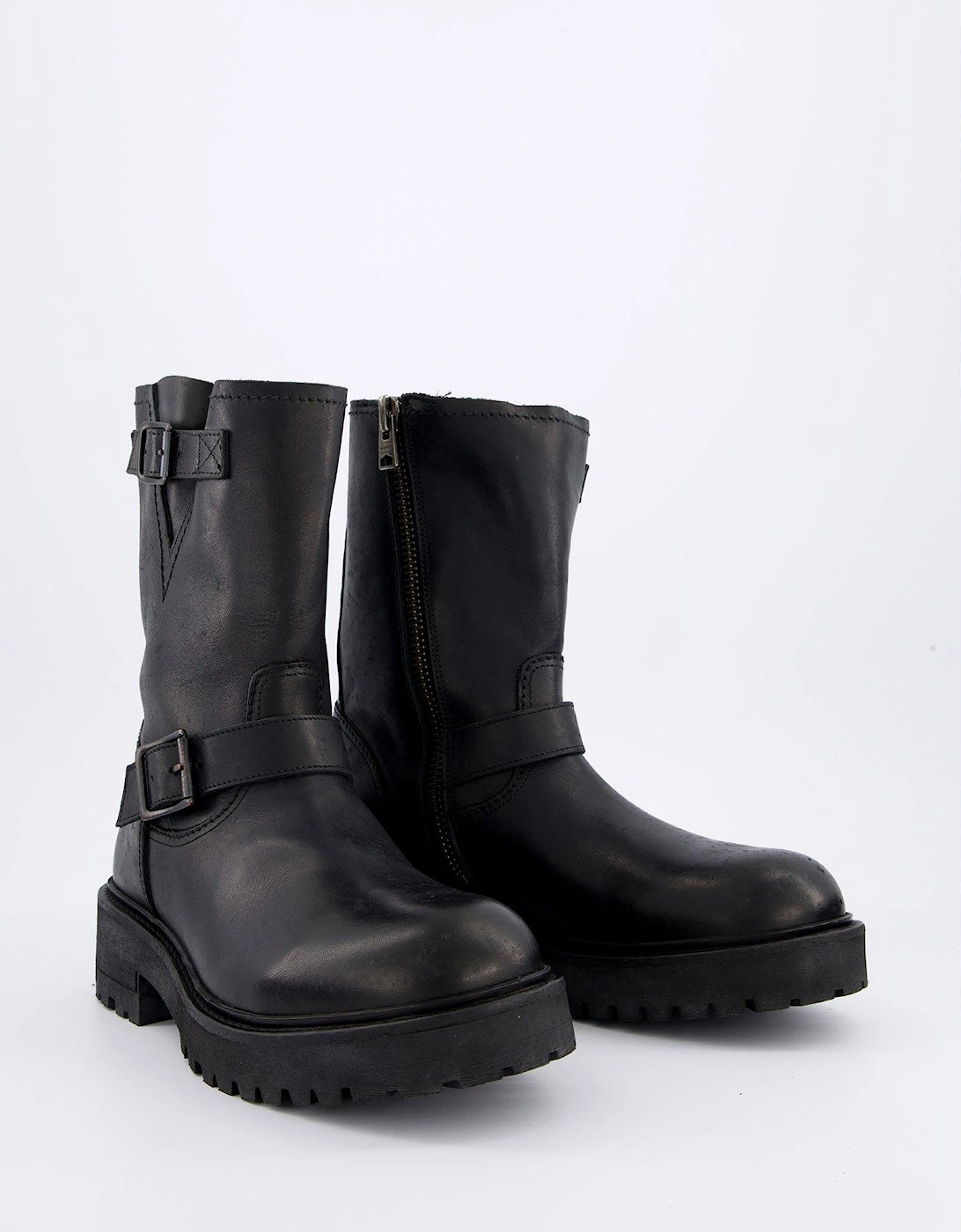 Men's Tait Buckle Hiker Boots - Black