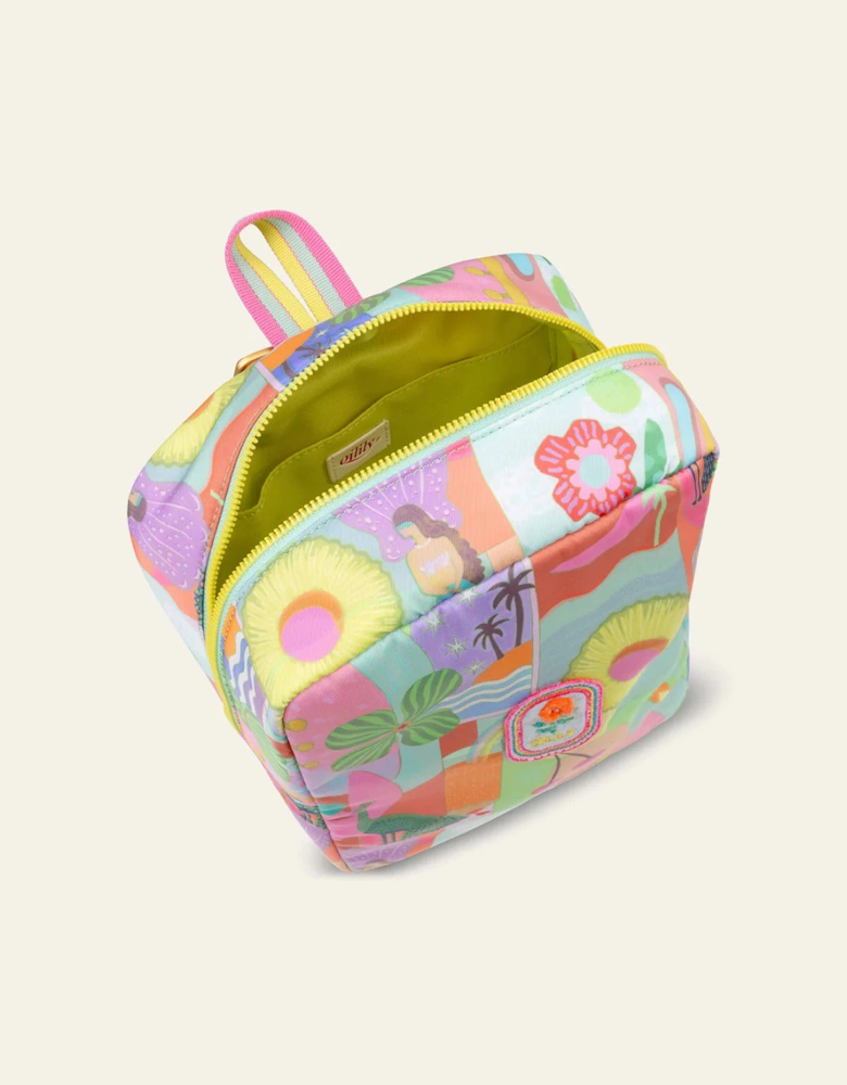 Girls Multi Print Backpack