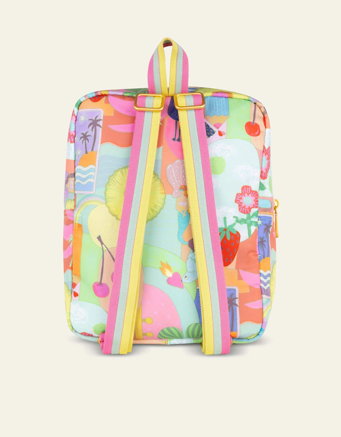 Girls Multi Print Backpack