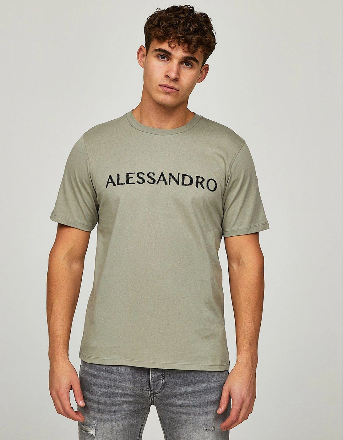 Meucci Puff Logo T-Shirt - Beige, 6 of 5