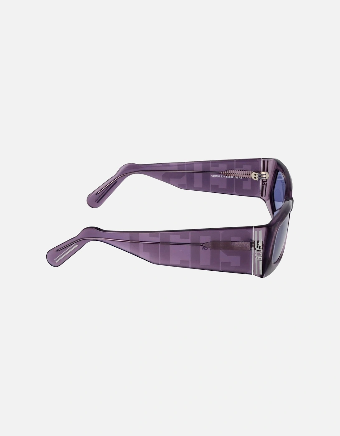 Rectangle Full-Rim Acetate Sunglasses with 100% UV Protection Unisex -