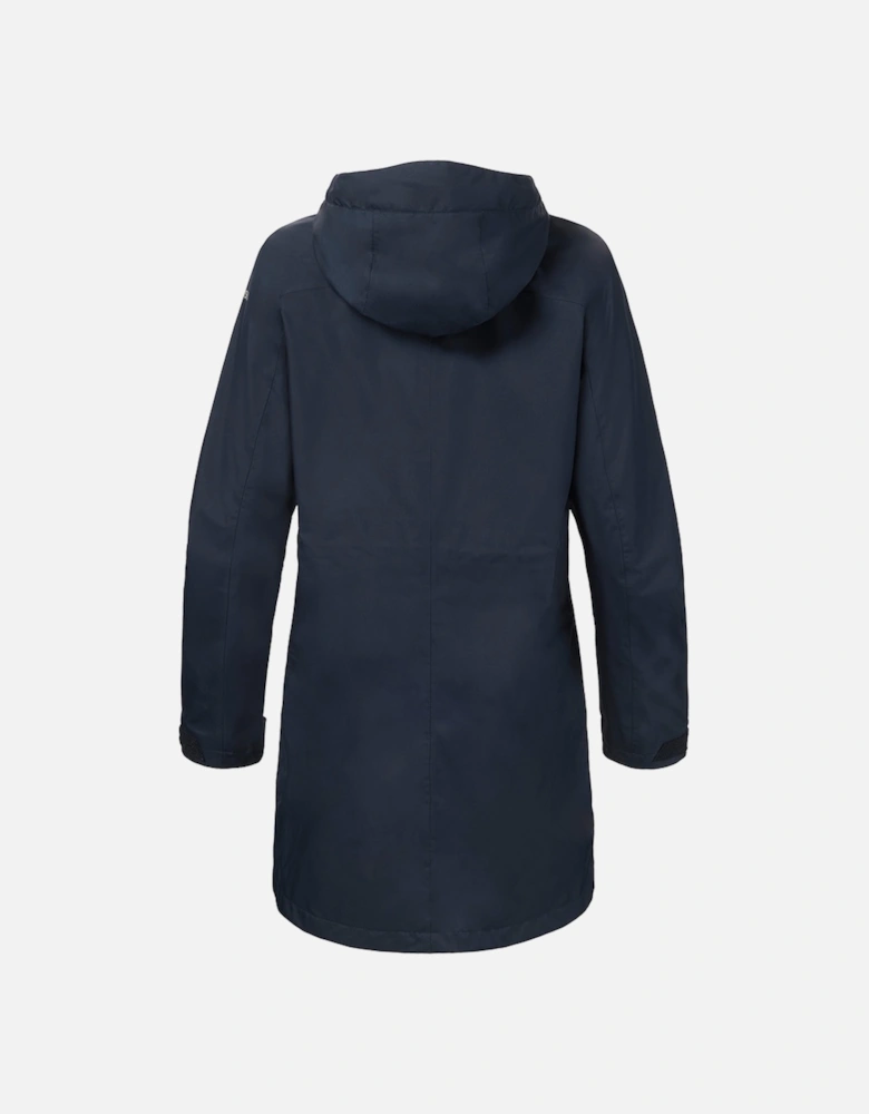 Women's Sardinia Long Rain Jacket Navy