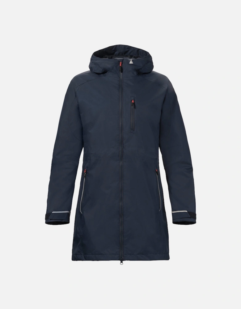 Women's Sardinia Long Rain Jacket Navy