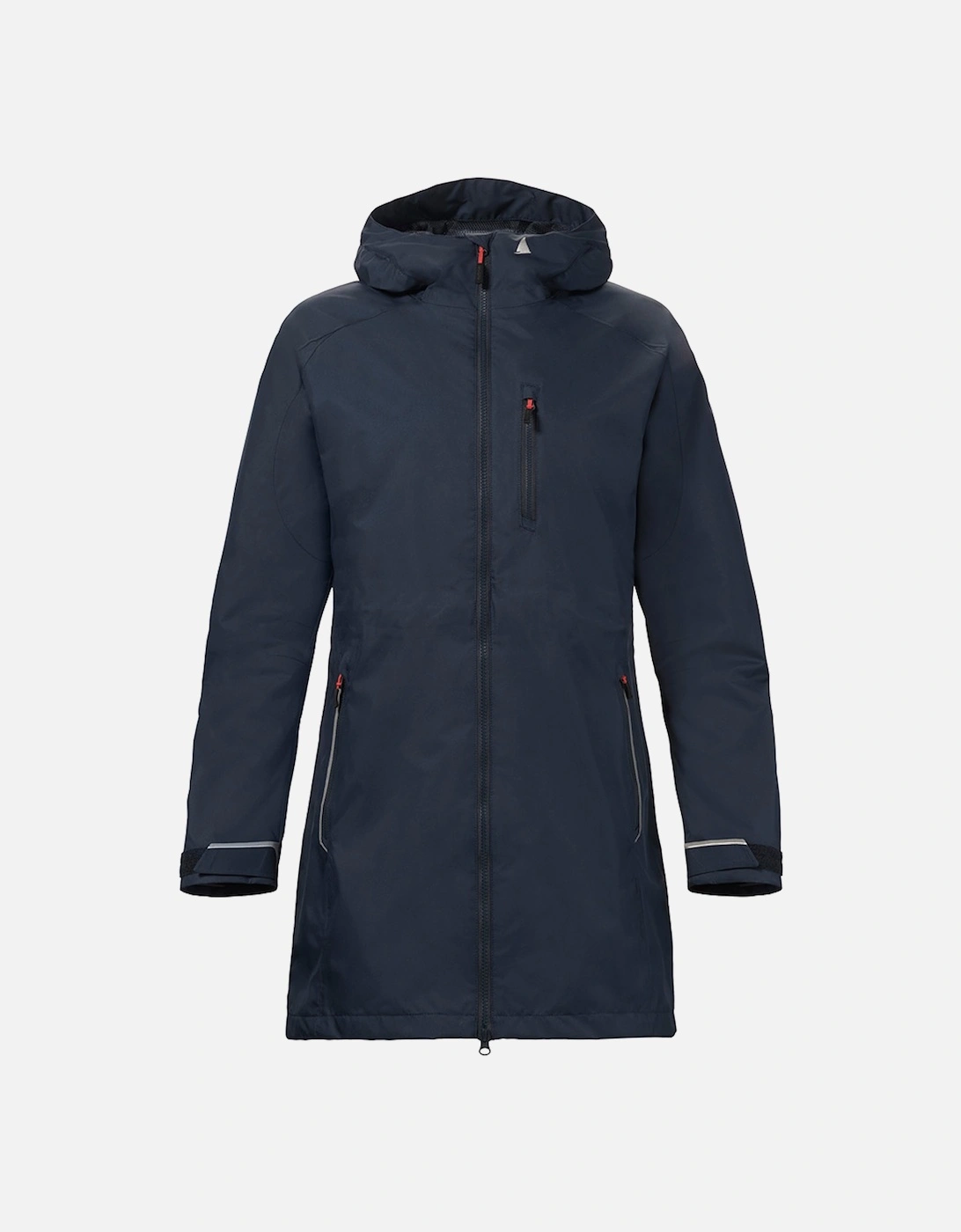 Women's Sardinia Long Rain Jacket Navy