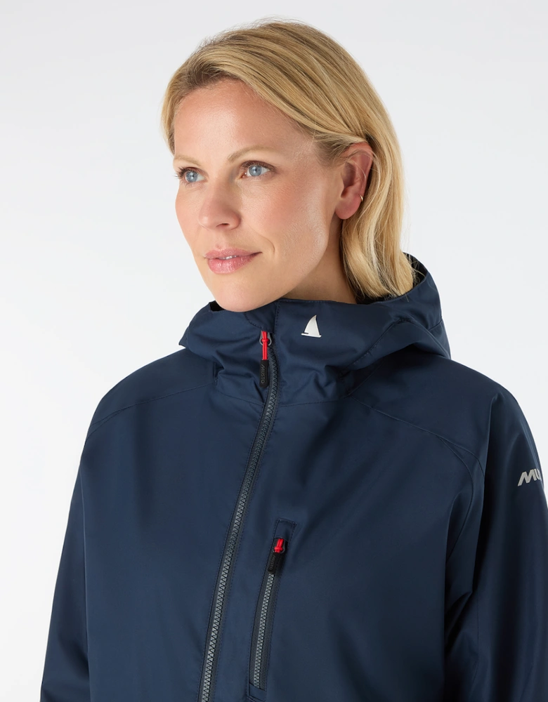 Women's Sardinia Long Rain Jacket Navy