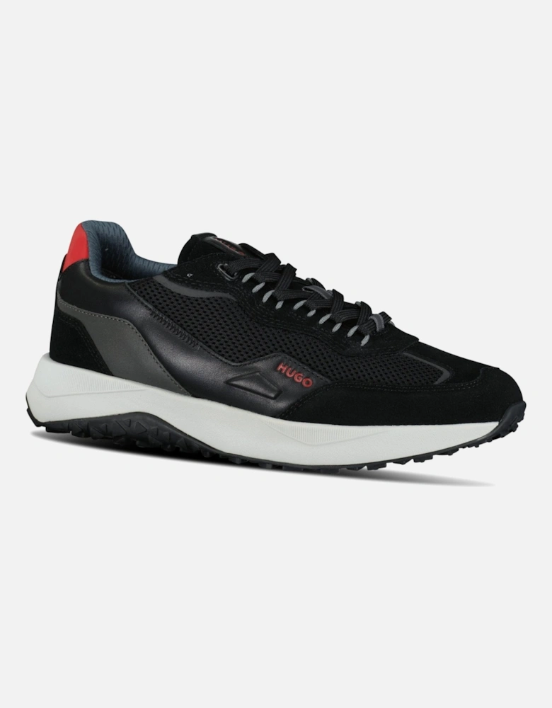 Hugo 'Kane' Trainers Black, Red & White