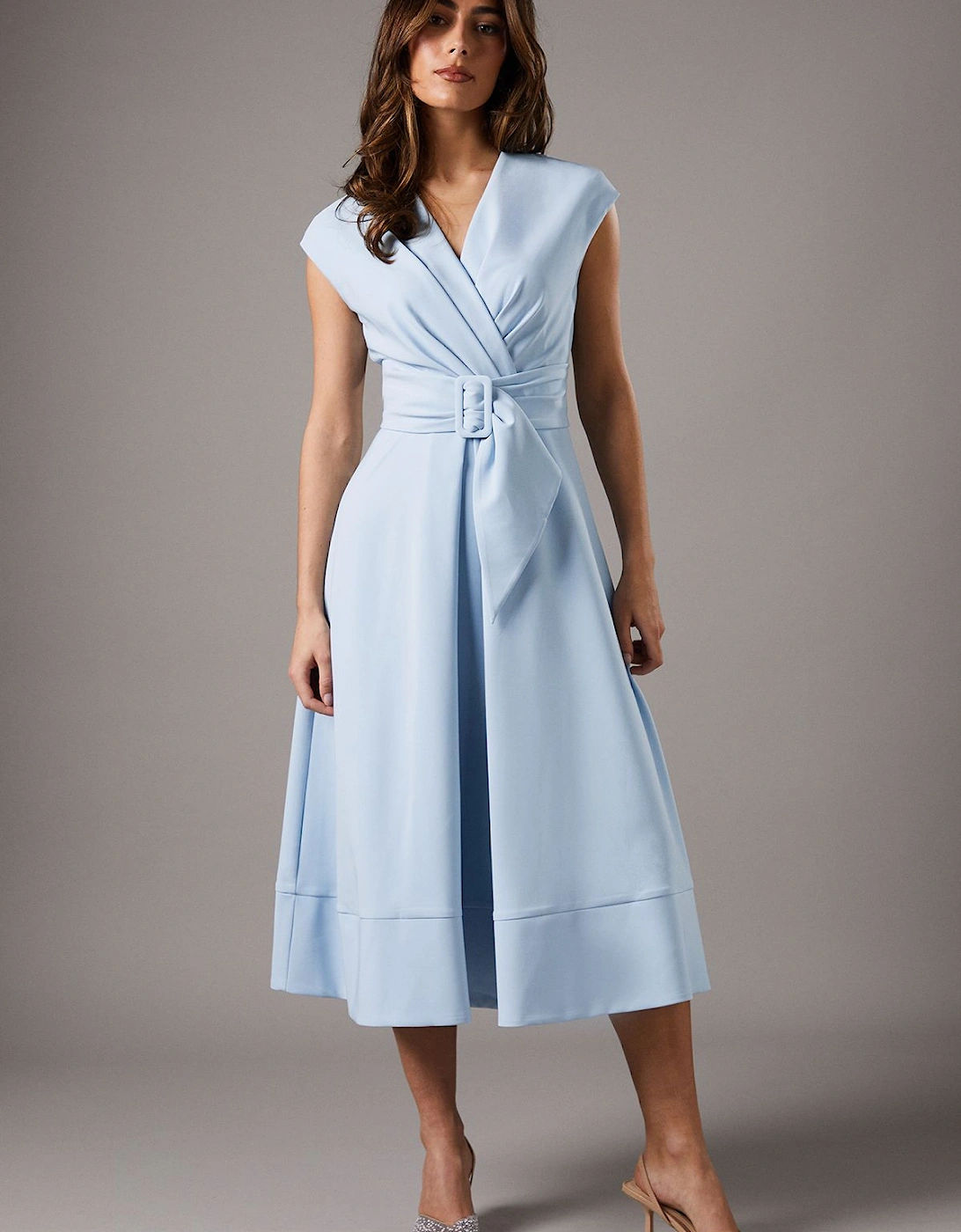 Belted Crepe Dress, 5 of 4