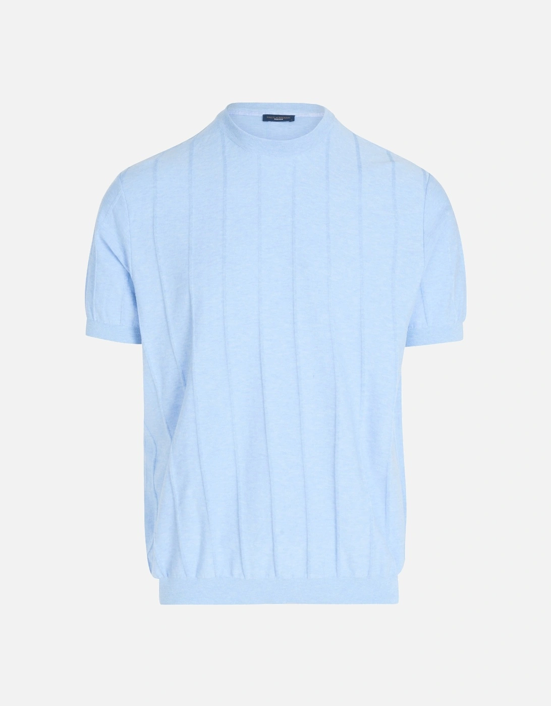 Fresco Cotton T-Shirt Blue, 3 of 2