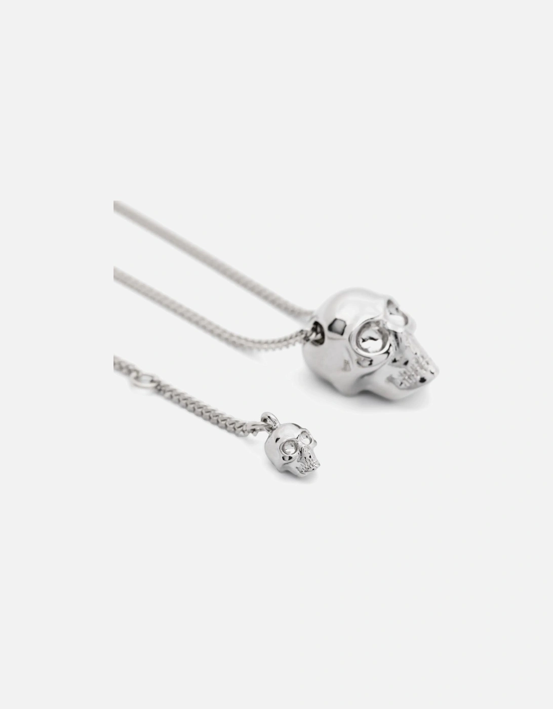 Skull Necklace Silver