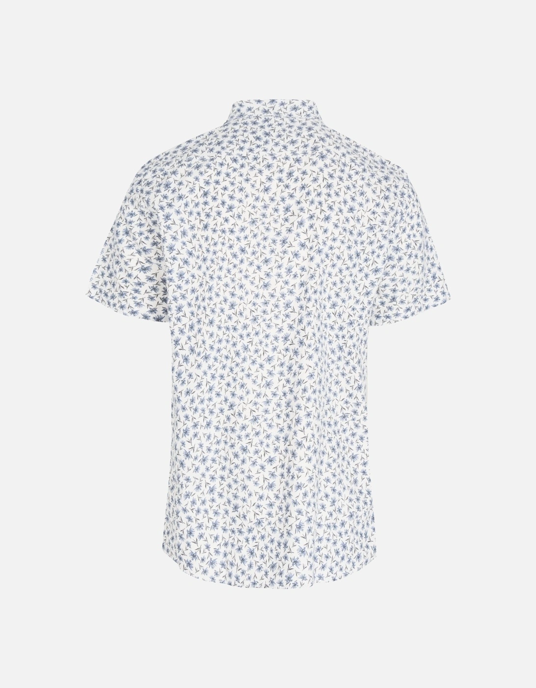 H Roan Floral Ken Shirt White