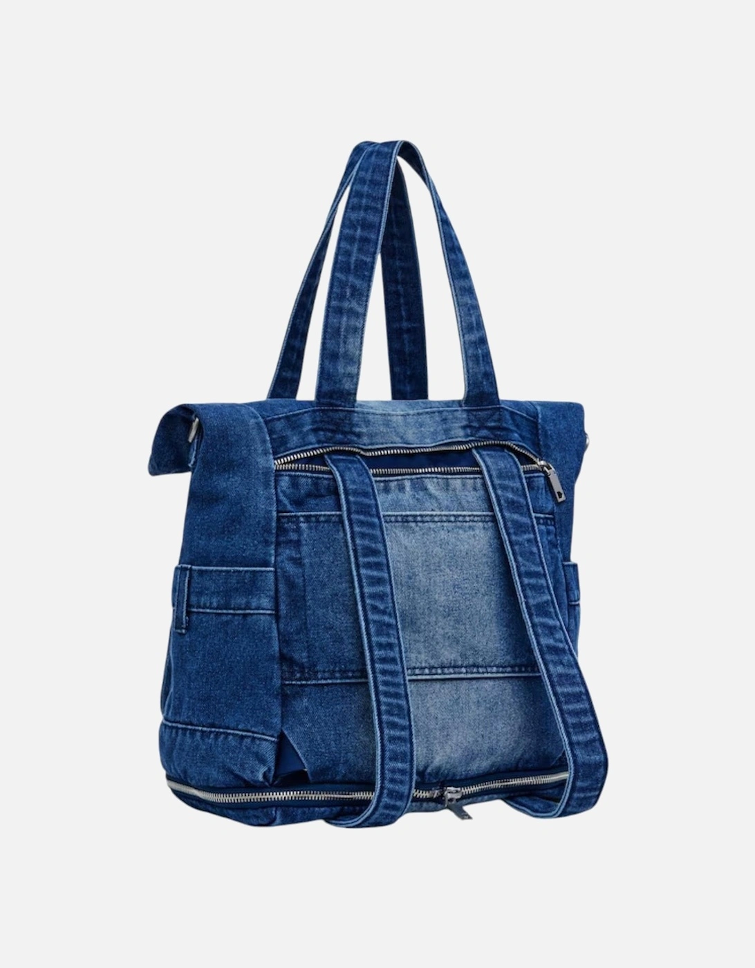 Handbag with Shoulder Strap and Zip Fastening Women - Blue Bags