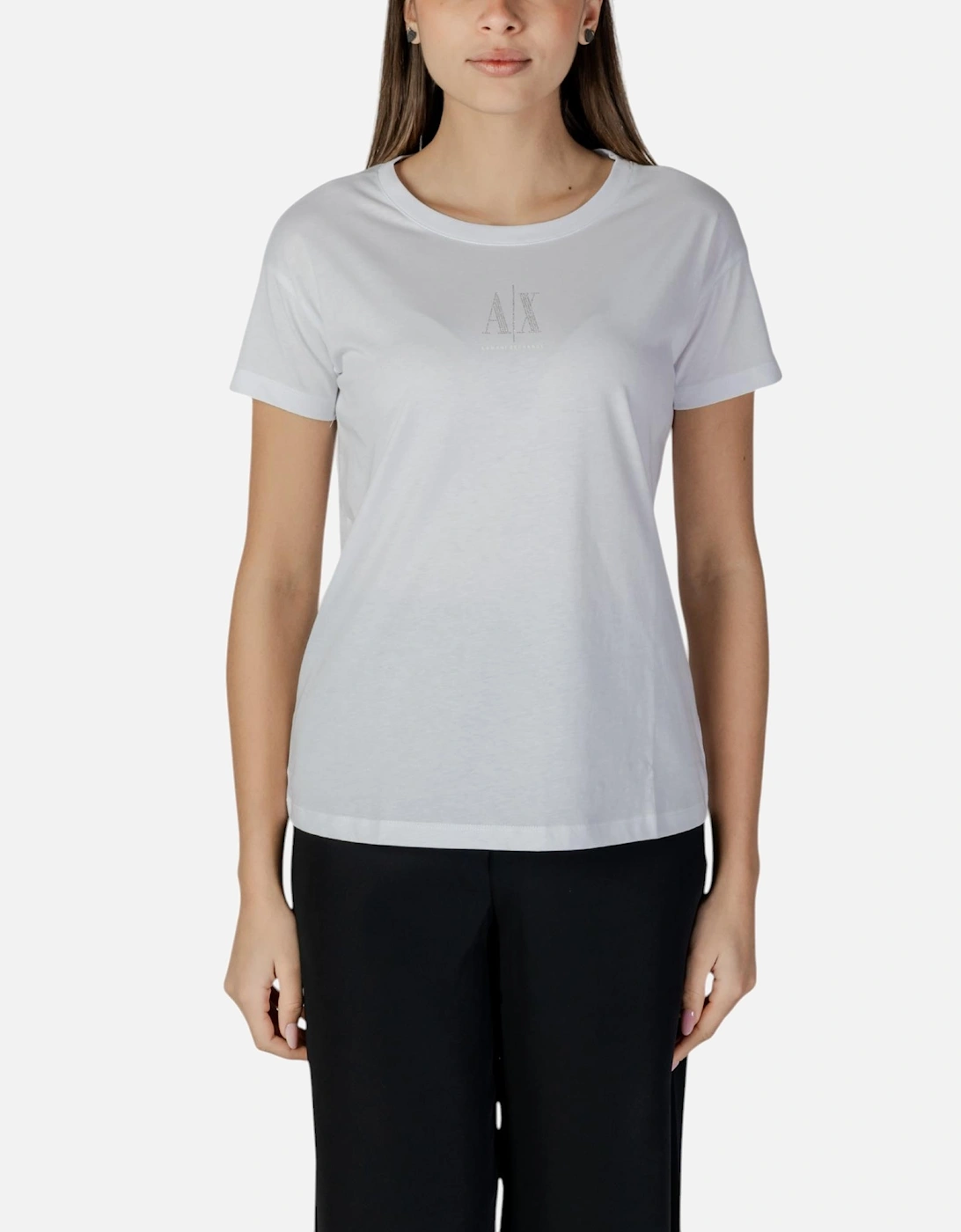 High-Waisted Tailored Shorts Women - White Shirts, 4 of 3