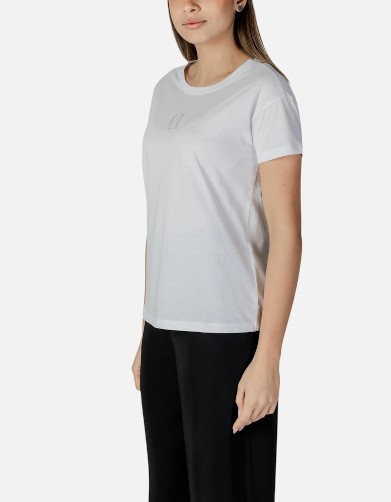 High-Waisted Tailored Shorts Women - White Shirts
