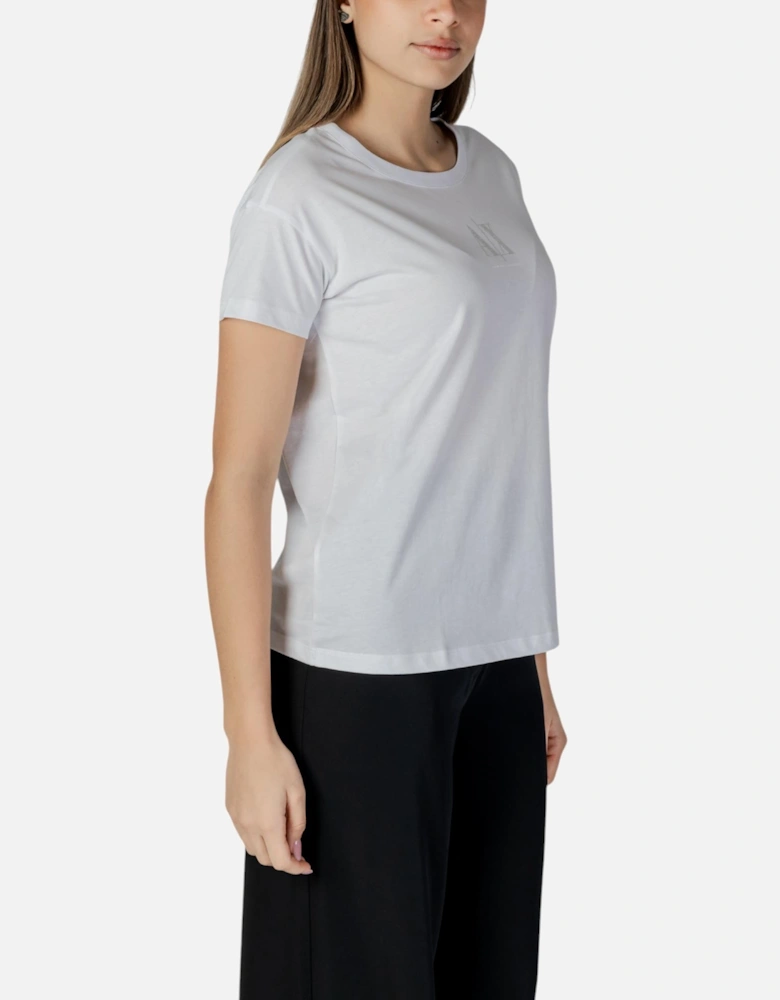 High-Waisted Tailored Shorts Women - White Shirts