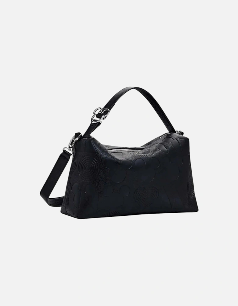 Handbag with Shoulder Strap and Zip Women - Black Bags