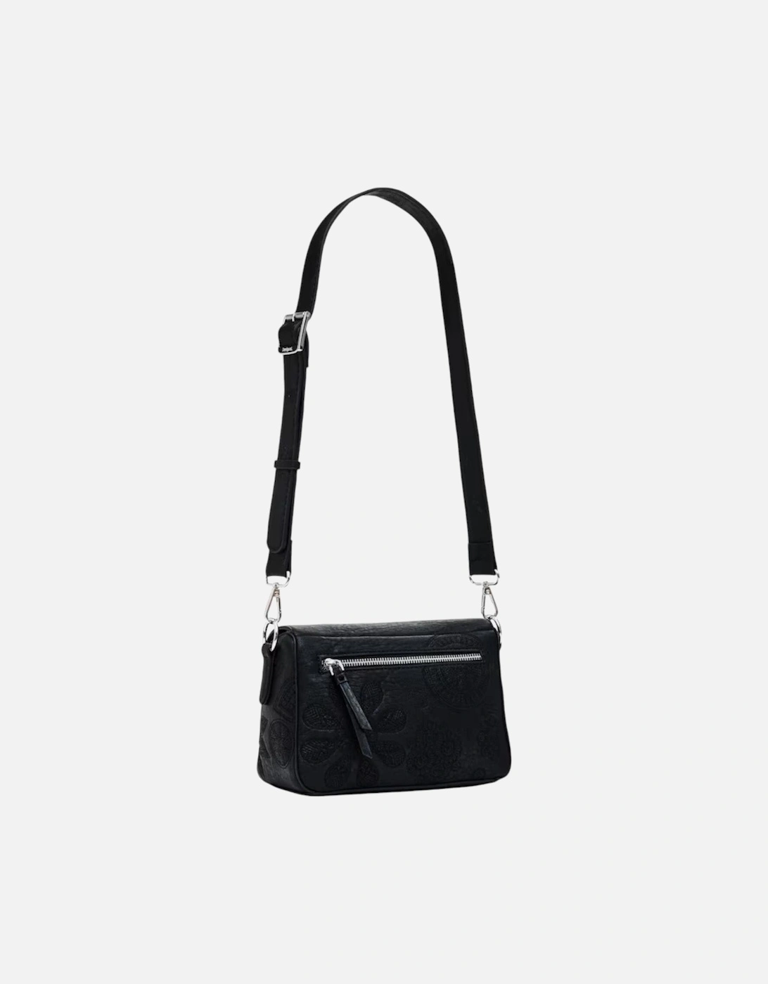 Handbag with Shoulder Strap and Clip Fastening Women - Black Bags