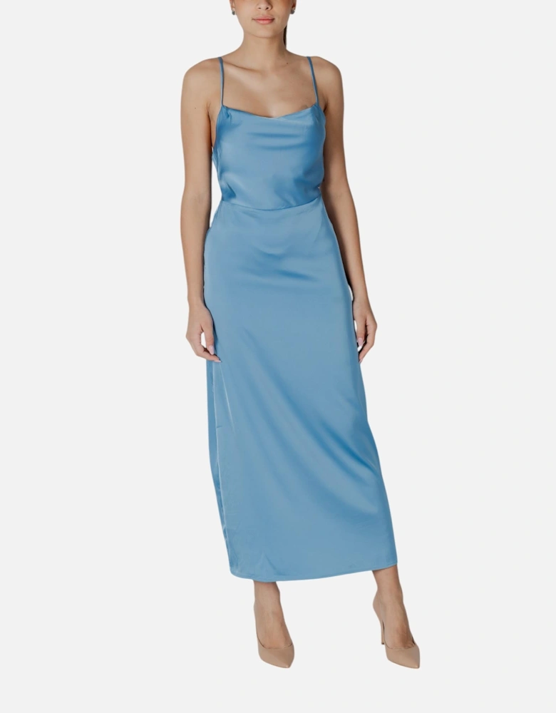 Strappy Square Neck Dress Women - Turquoise Dresses