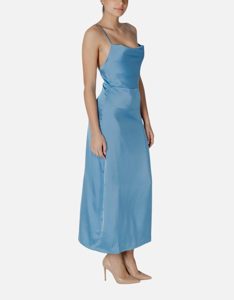 Strappy Square Neck Dress Women - Turquoise Dresses