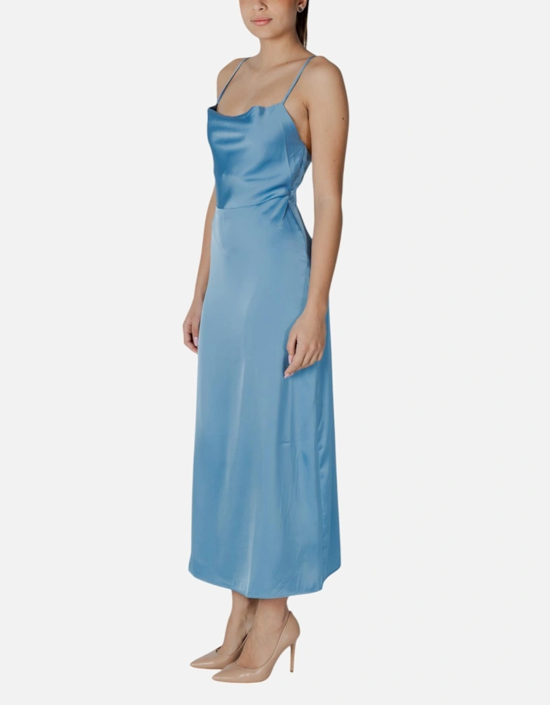 Strappy Square Neck Dress Women - Turquoise Dresses