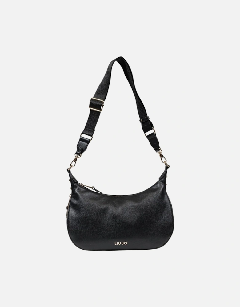 Zip Fastening Bag with Inside Pockets Women - Black