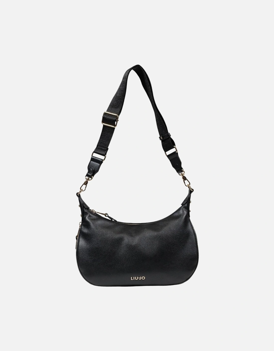 Zip Fastening Bag with Inside Pockets Women - Black