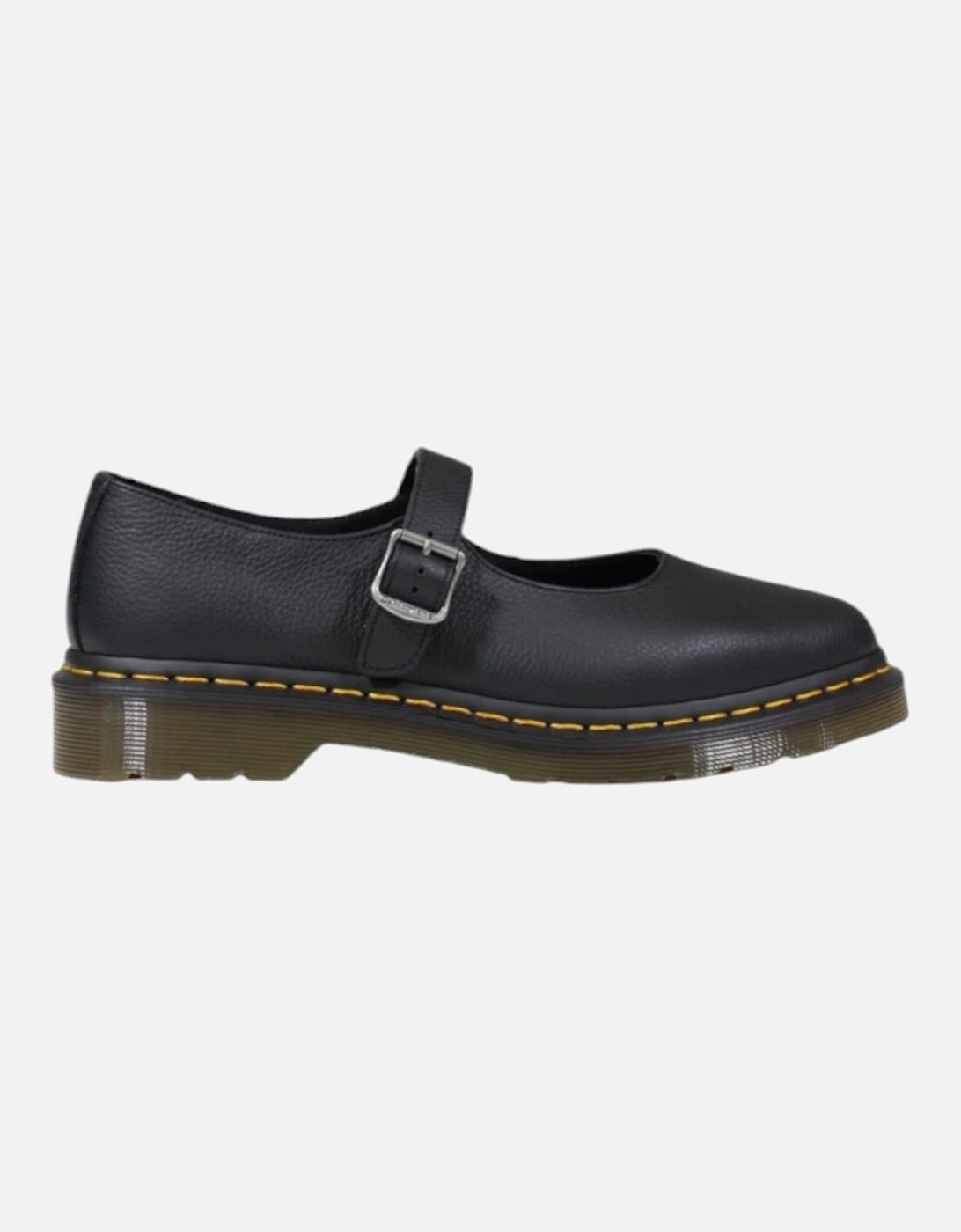 Slip-On Leather Shoes with Buckle Women - Black Slip Ons, 4 of 3