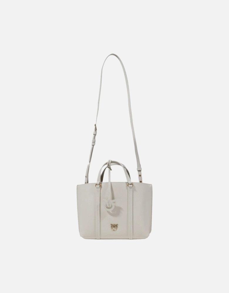 Handbag with Shoulder Strap and Zip Fastening Women - White Bags