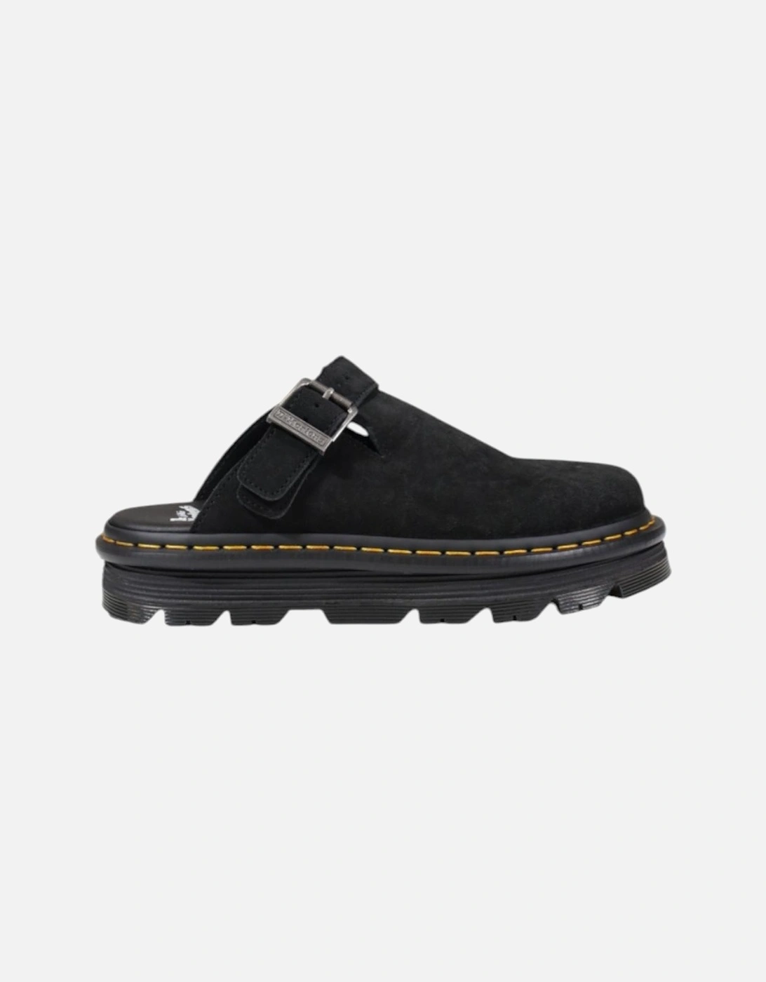 Plain Leather Slip-On Shoes with Rubber Sole Women - Black Slip Ons, 4 of 3