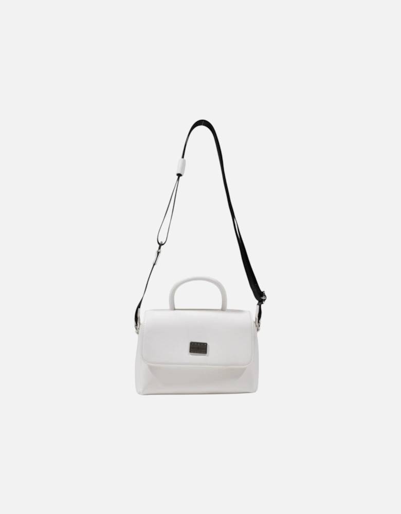 Handbag with Shoulder Strap and Inside Pockets Women - White Bags