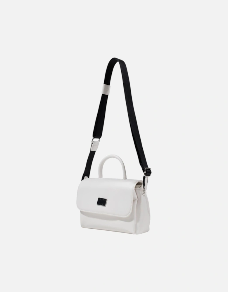 Handbag with Shoulder Strap and Inside Pockets Women - White Bags