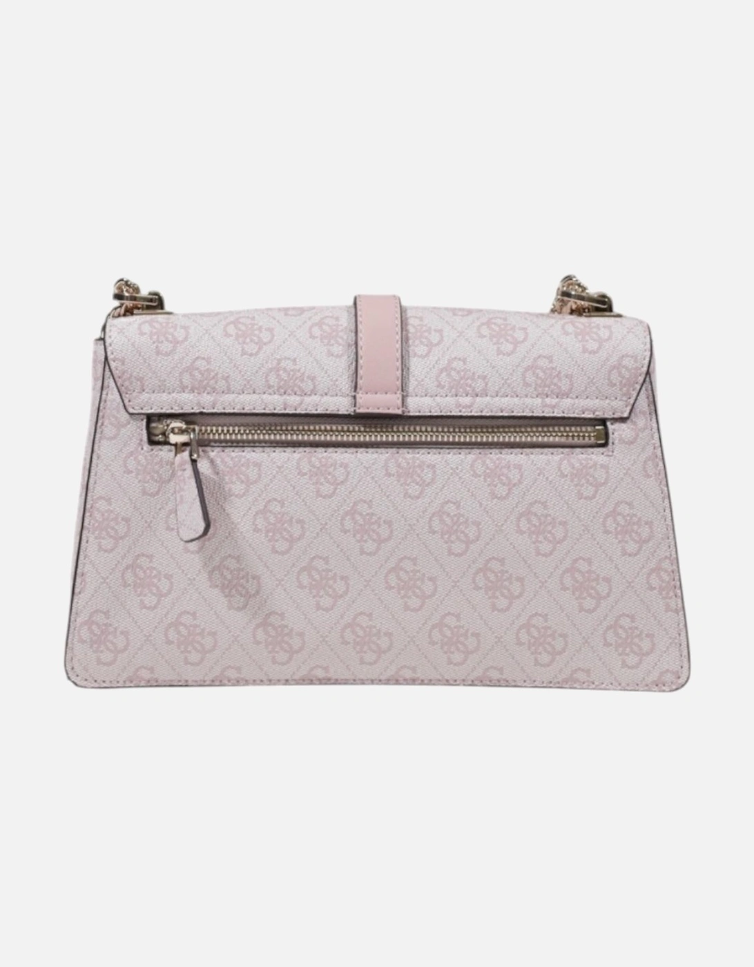 Print Shoulder Bag with Clip Fastening Women - Pink