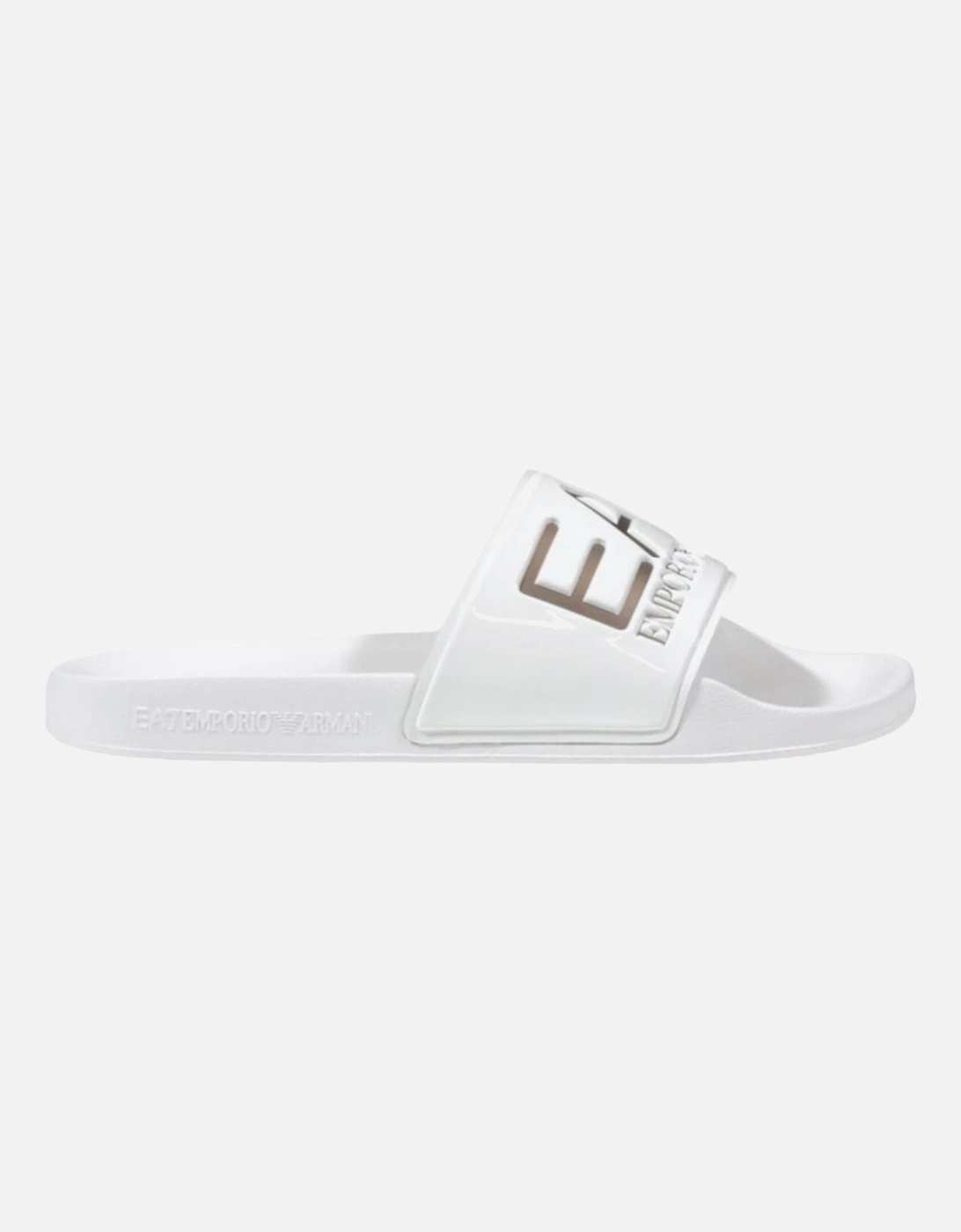 Slip-On Plain PVC Slippers Women - White, 4 of 3