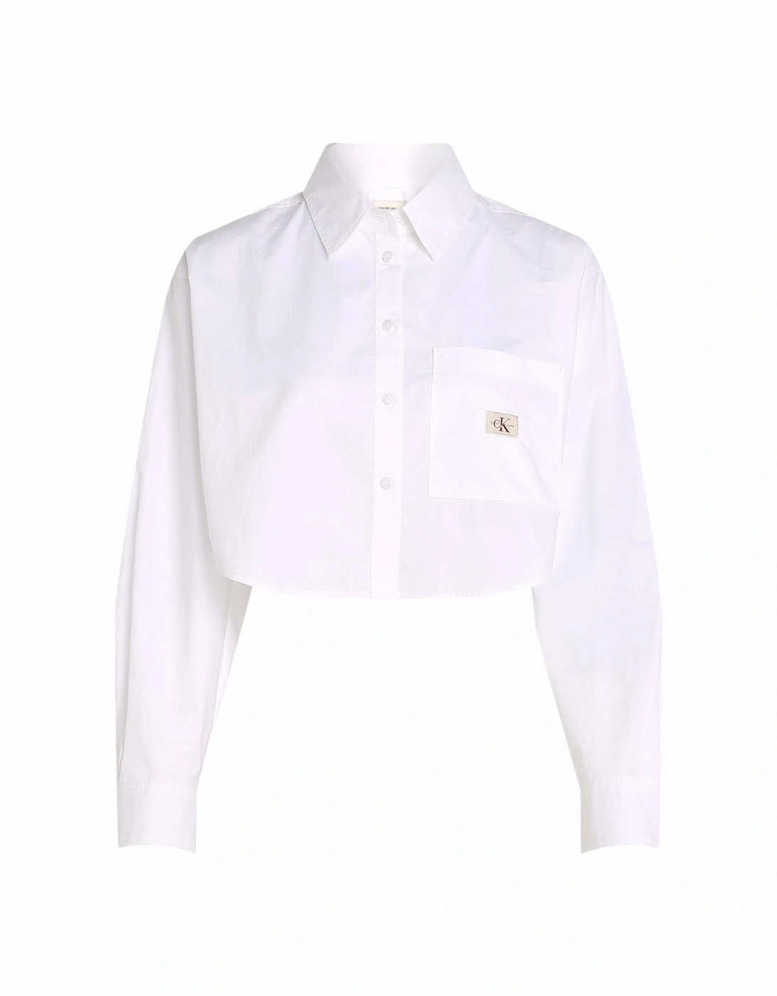 Classic Cotton Button-Up Shirt Women - White, 4 of 3